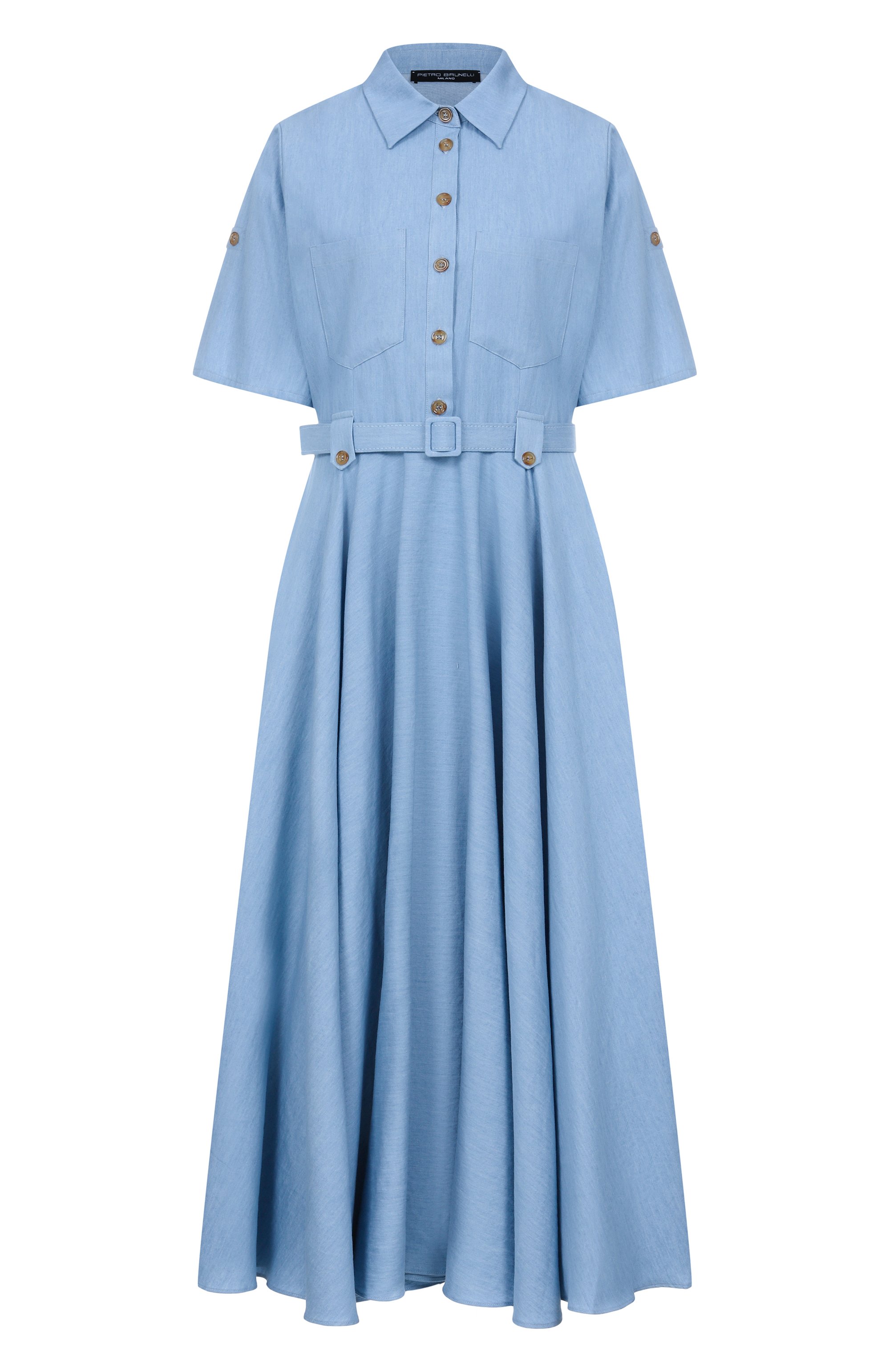 Хлопковое платье PIETRO BRUNELLI, арт. AG2415/C0TRIP, фото 1