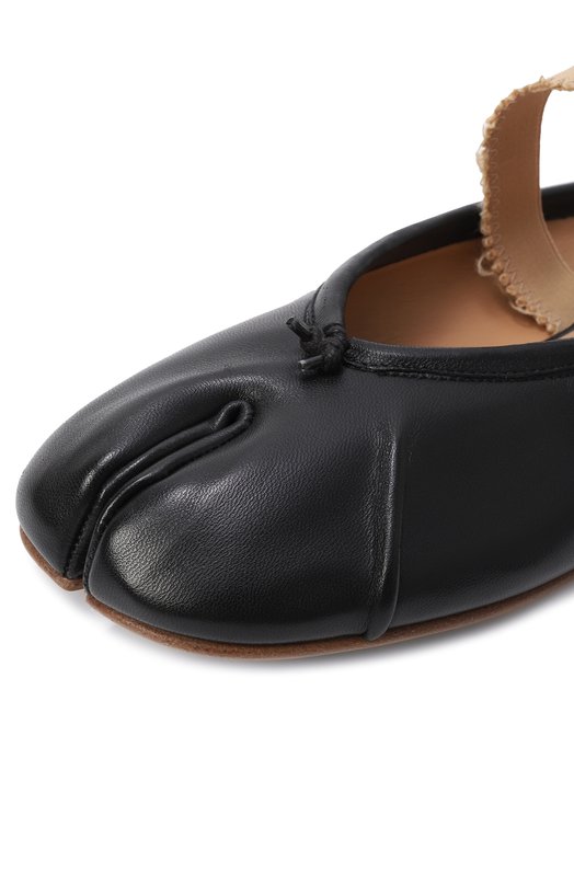 Кожаные сабо Tabi Maison Margiela S39WZ0103/P6853 Чёрный  S39WZ0103/P6853 Фото 7