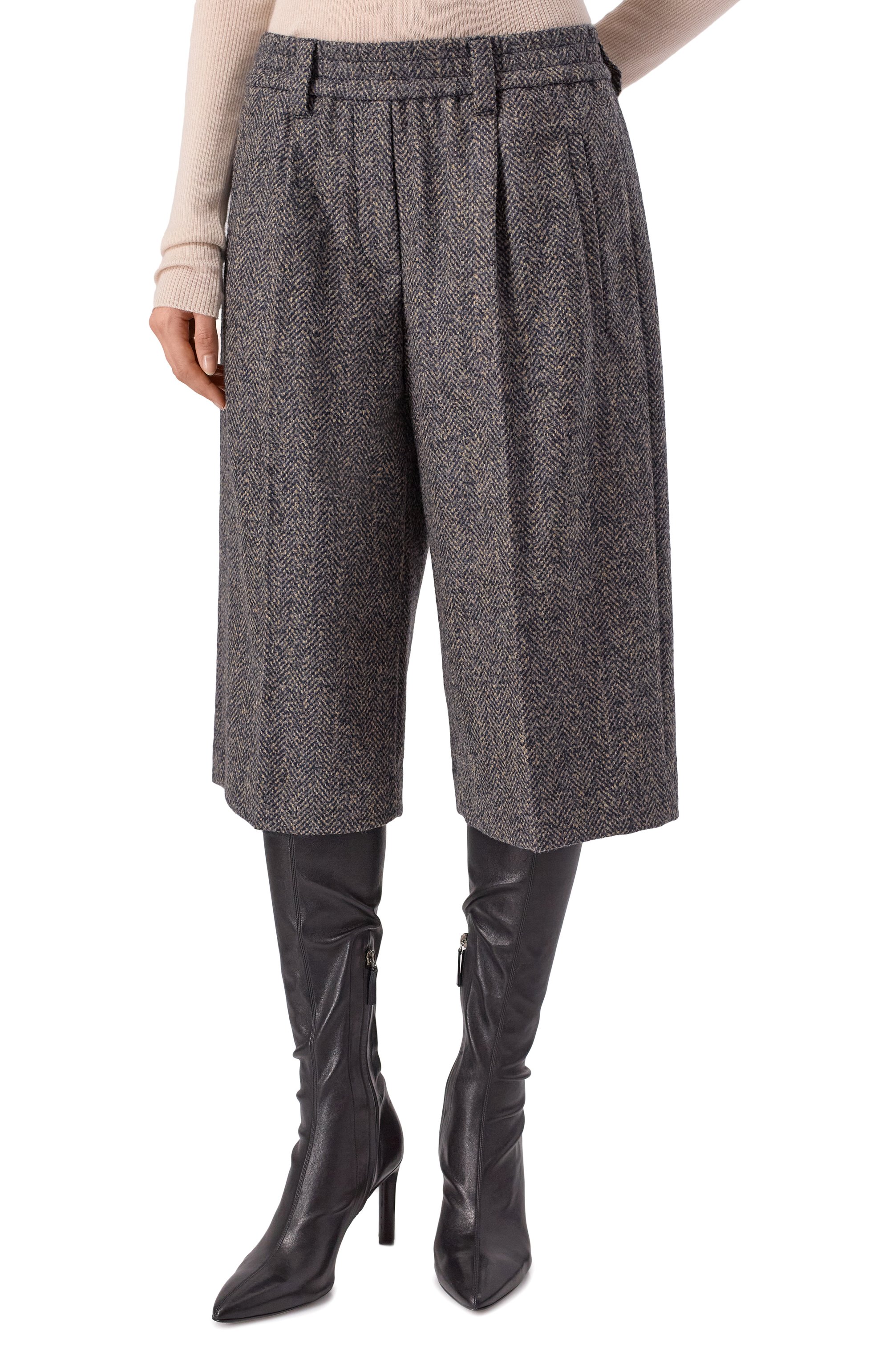 Твидовые шорты BRUNELLO CUCINELLI, арт. MG529P9038, фото 3