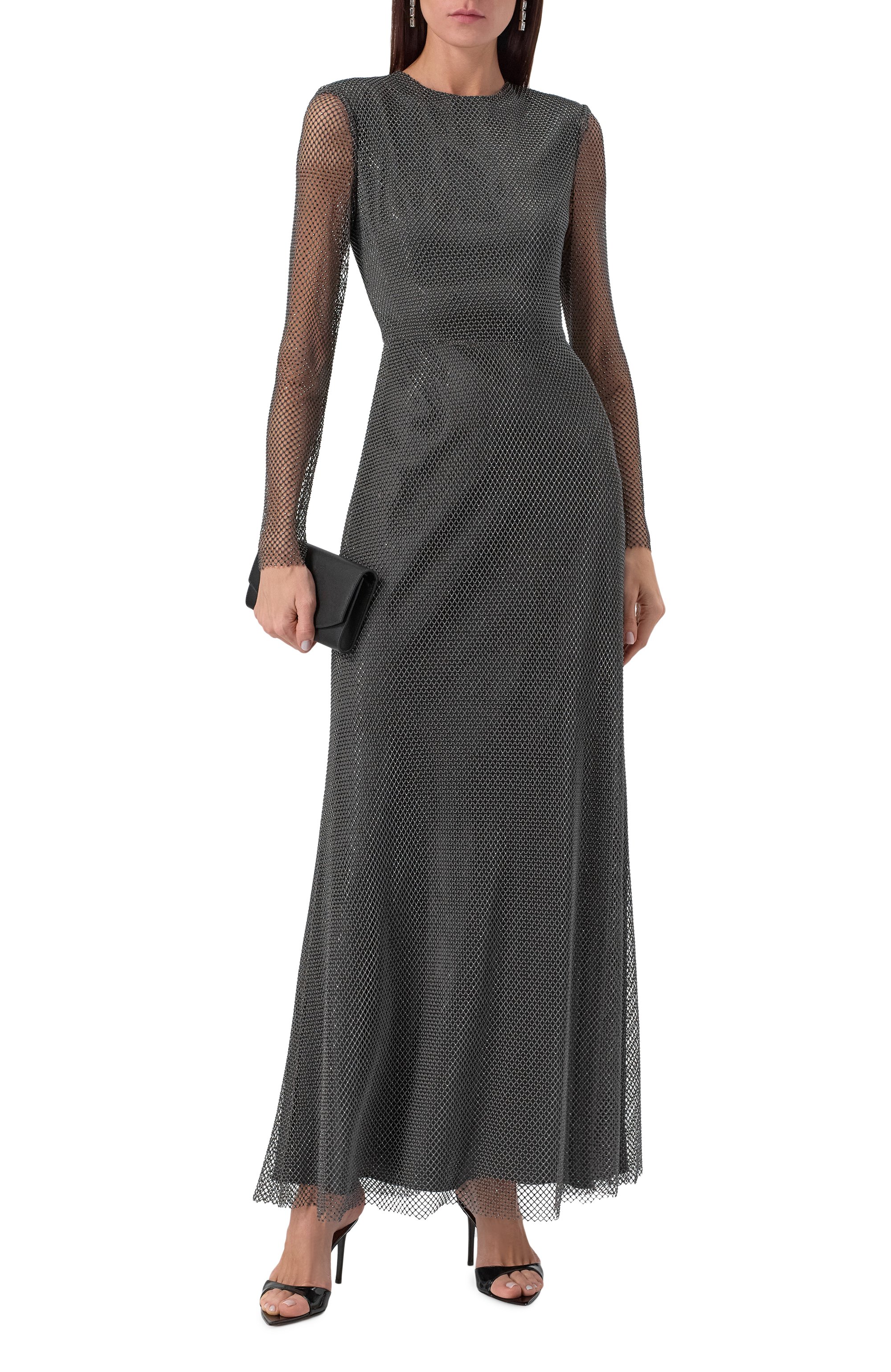 Платье с отделкой стразами CHAPURIN, арт. D/20434/28882-М, фото 2