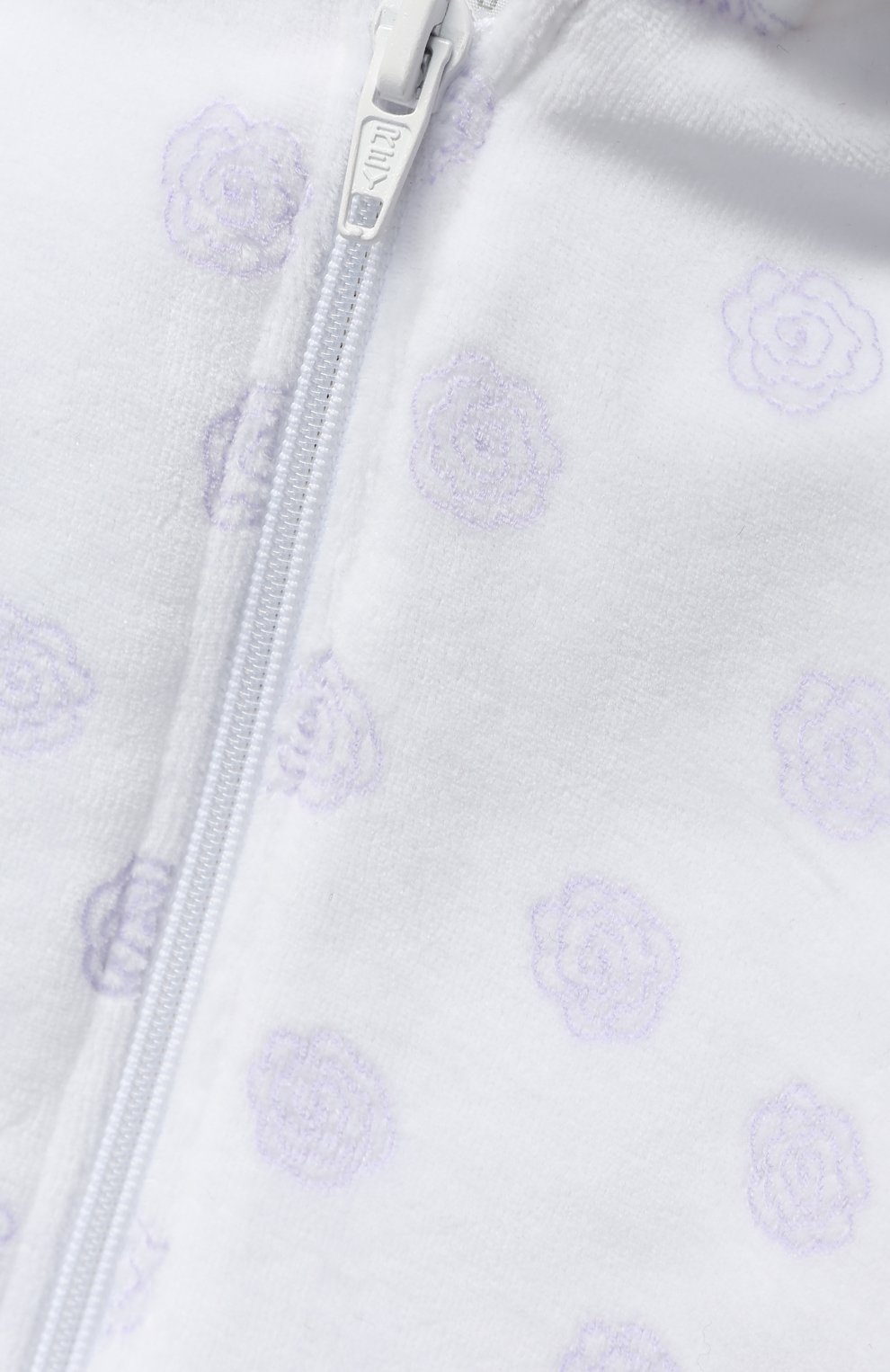 Кардиган с принтом и капюшоном на молнии KISSY KISSY лилового цвета по цене 7600 руб., арт. F17433V-110PH, фото 3 Кардиган с принтом и капюшоном на молнии KISSY KISSY, арт. F17433V-110PH, фото 3