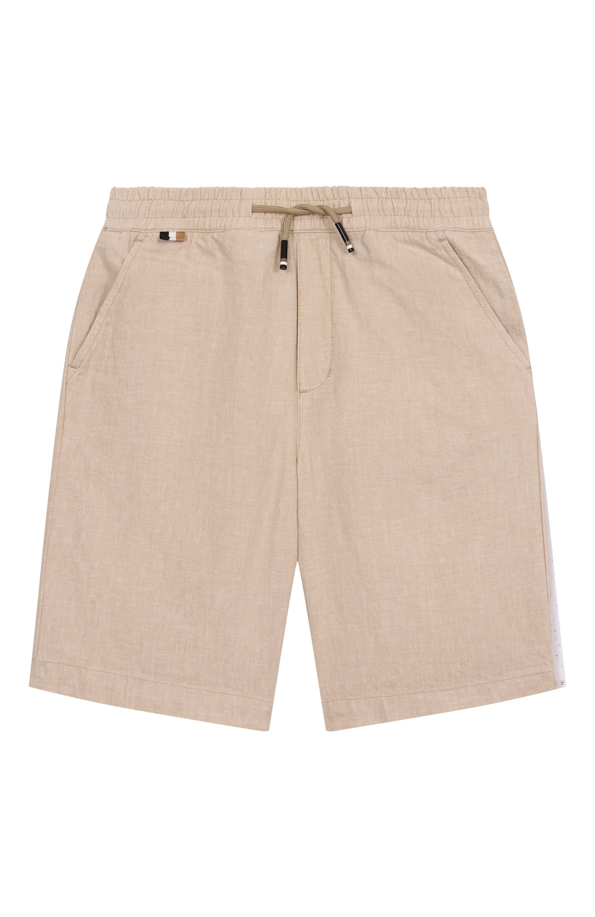 Шорты изо льна и хлопка BOSS, арт. J51988, фото 1