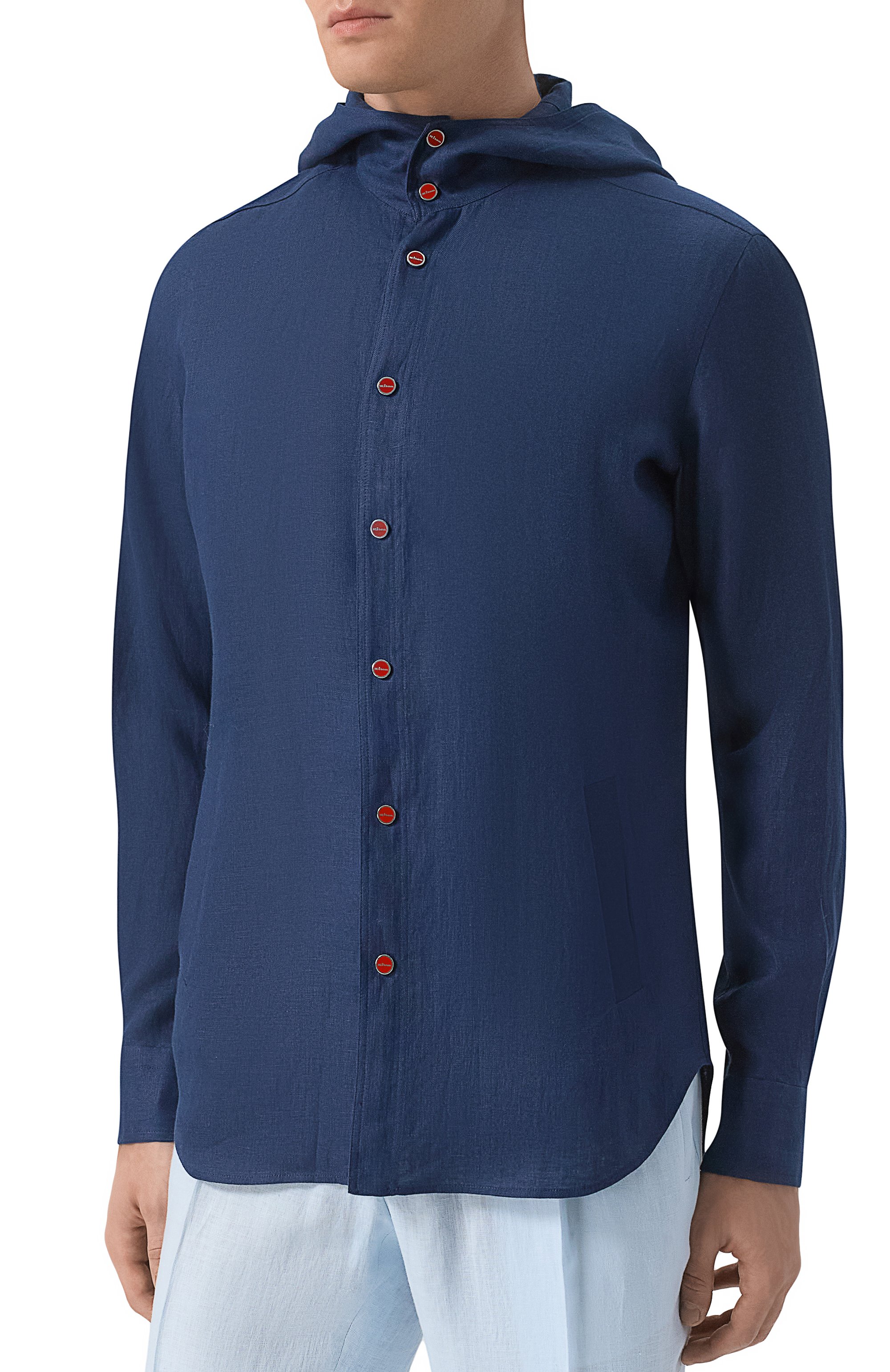 Льняная рубашка KITON, арт. UMCMARH0928610, фото 3