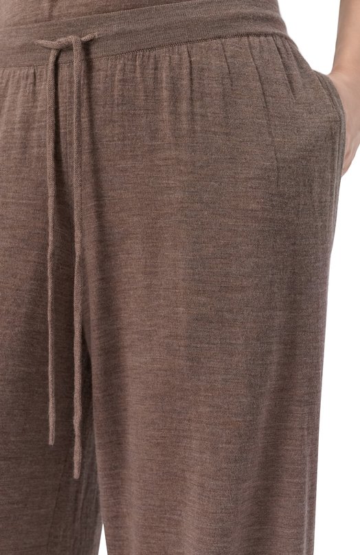 Брюки из шерсти и кашемира Addicted AD2548 Коричневый  AD2548 Фото 5