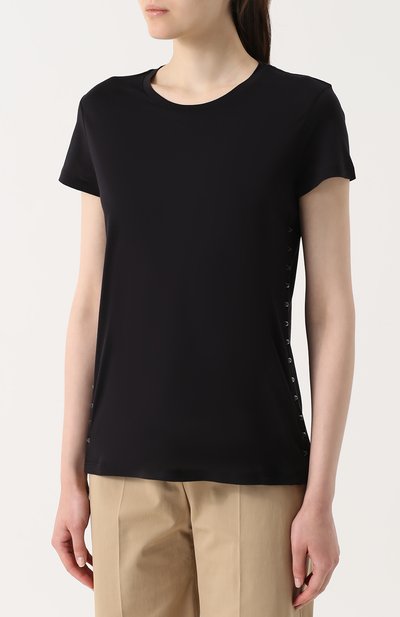 Футболка прямого кроя с заклепками VALENTINO, арт. NB3MG02Z/2QJ, фото 3
