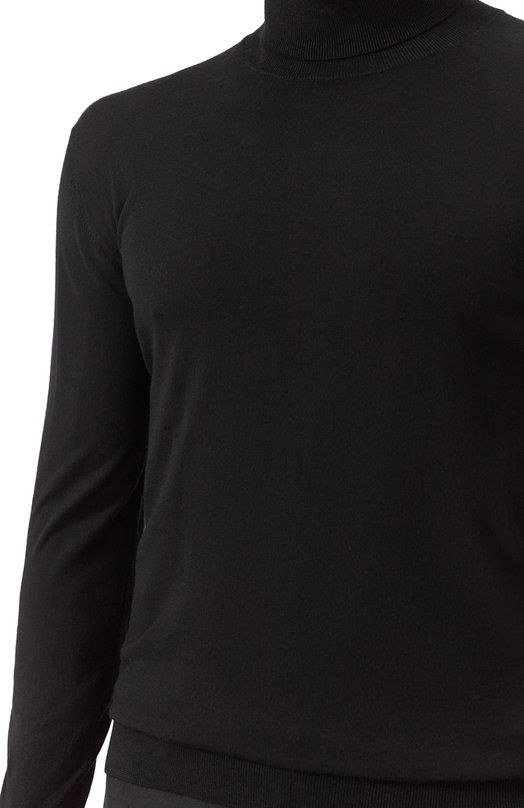 Шерстяная водолазка Dolce & Gabbana GXW05T/JCVZS Чёрный  GXW05T/JCVZS Фото 5