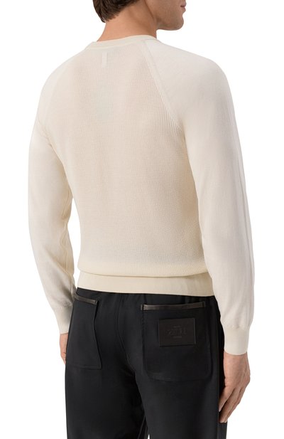 Джемпер из хлопка и шелка CANALI, арт. C1119/MK02352, фото 4