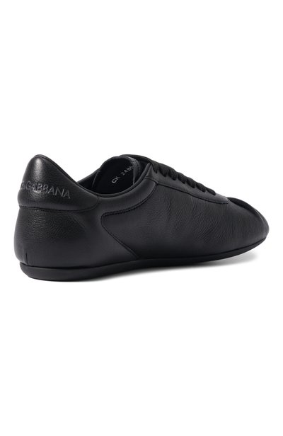 Кожаные кеды ballet DOLCE & GABBANA черного цвета по цене 72450 руб., арт. CK2485/A3078, фото 5 Кожаные кеды ballet DOLCE & GABBANA, арт. CK2485/A3078, фото 5
