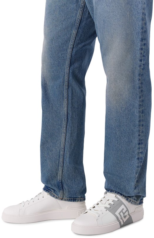 Кожаные кеды B-Court Balmain FM0VI288/LVBP Белый  FM0VI288/LVBP Фото 3