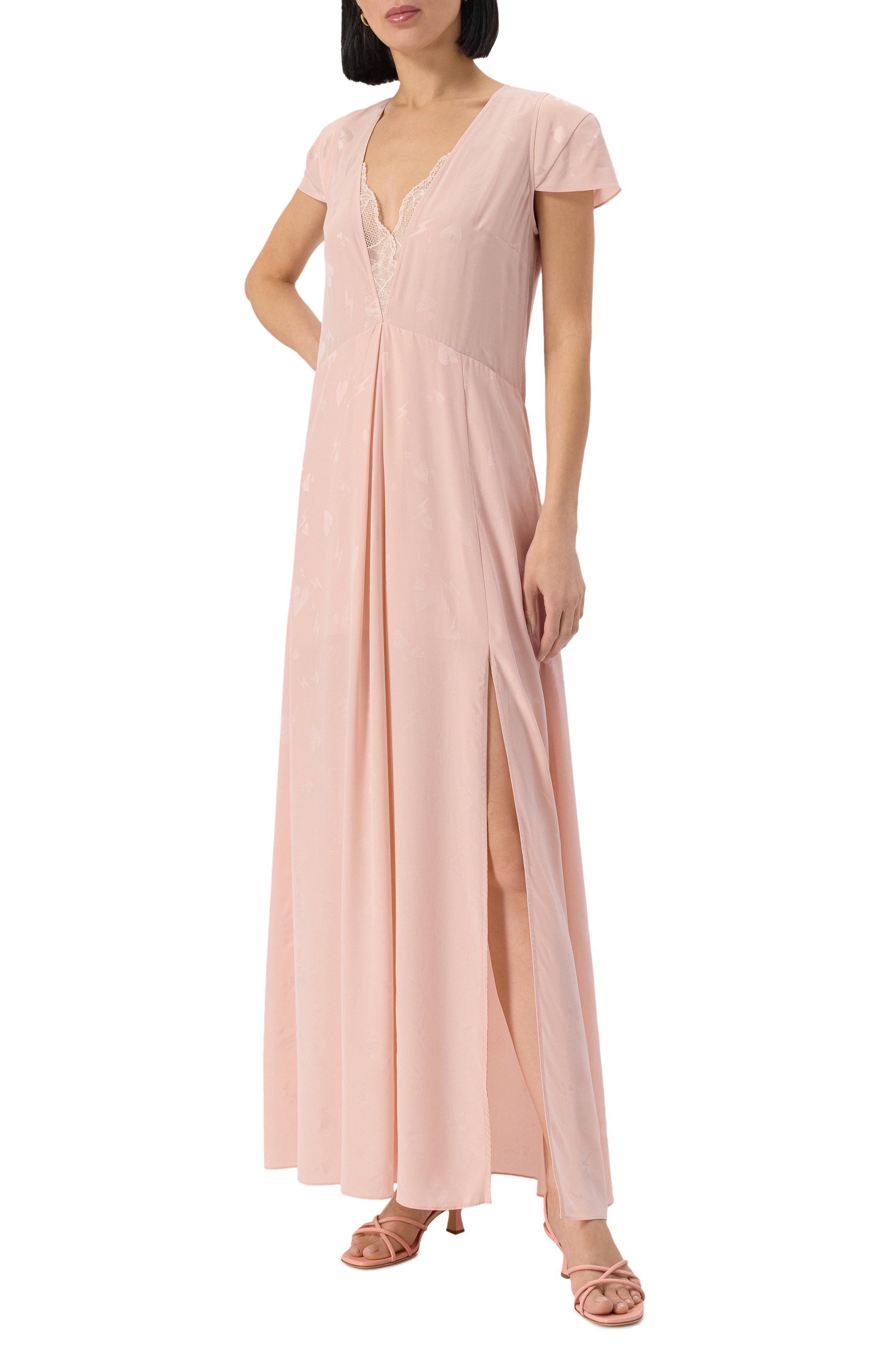 Шелковое платье ZADIG AND VOLTAIRE, арт. WWDR02414, фото 3