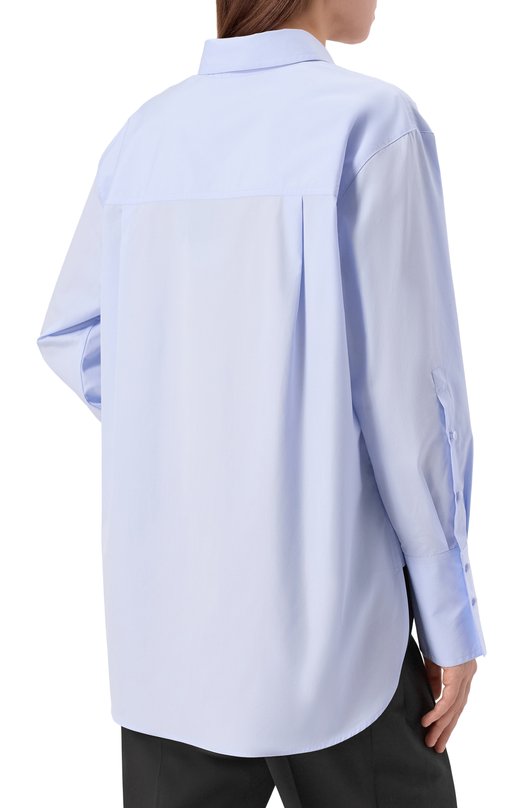 Хлопковая рубашка Windsor 52 DB604H 10014727 Голубой  52 DB604H 10014727 Фото 4