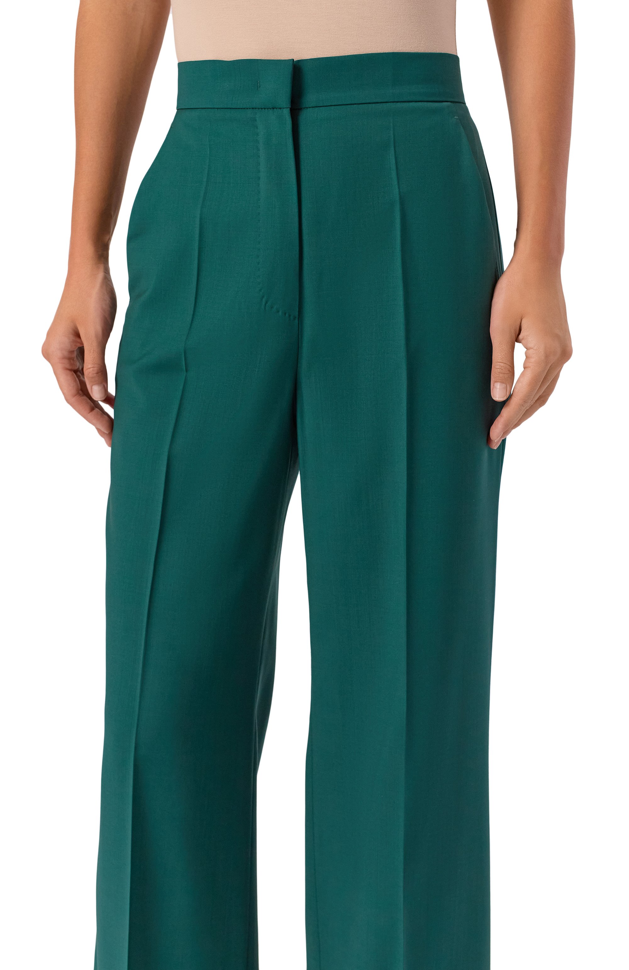 Шерстяные брюки MAX MARA, арт. FERNET, фото 5