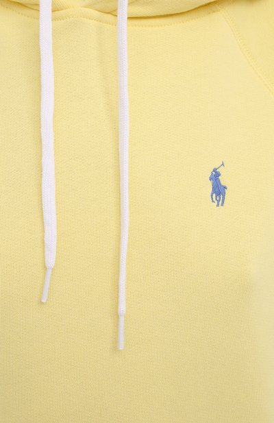 Хлопковое худи POLO RALPH LAUREN светло-желтого цвета по цене 19150 руб., арт. 211794394, фото 5 Хлопковое худи POLO RALPH LAUREN, арт. 211794394, фото 5