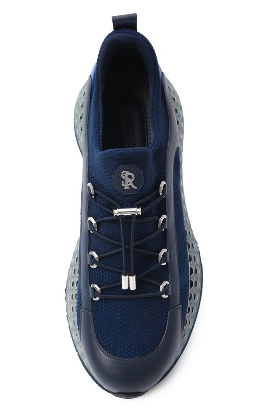 Текстильные кроссовки Stefano Ricci UR88G6673/TSWY Синий  UR88G6673/TSWY Фото 5