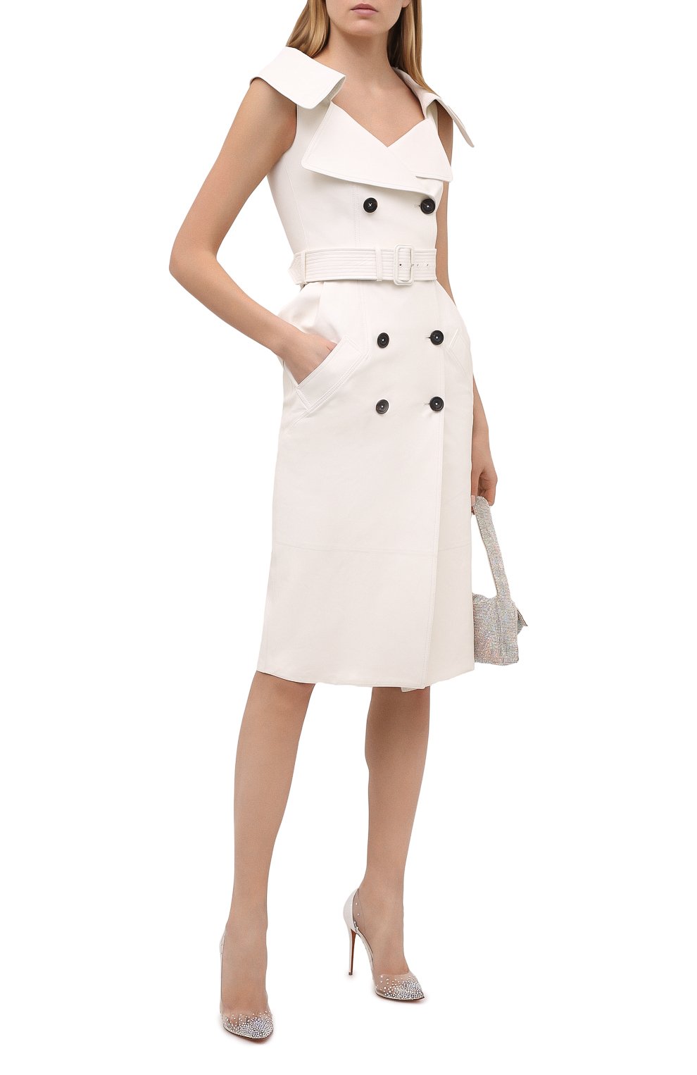 Комбинированные туфли degrastrass 100 CHRISTIAN LOUBOUTIN, арт. 3190804/DEGRASTRASS PVC 100, фото 2