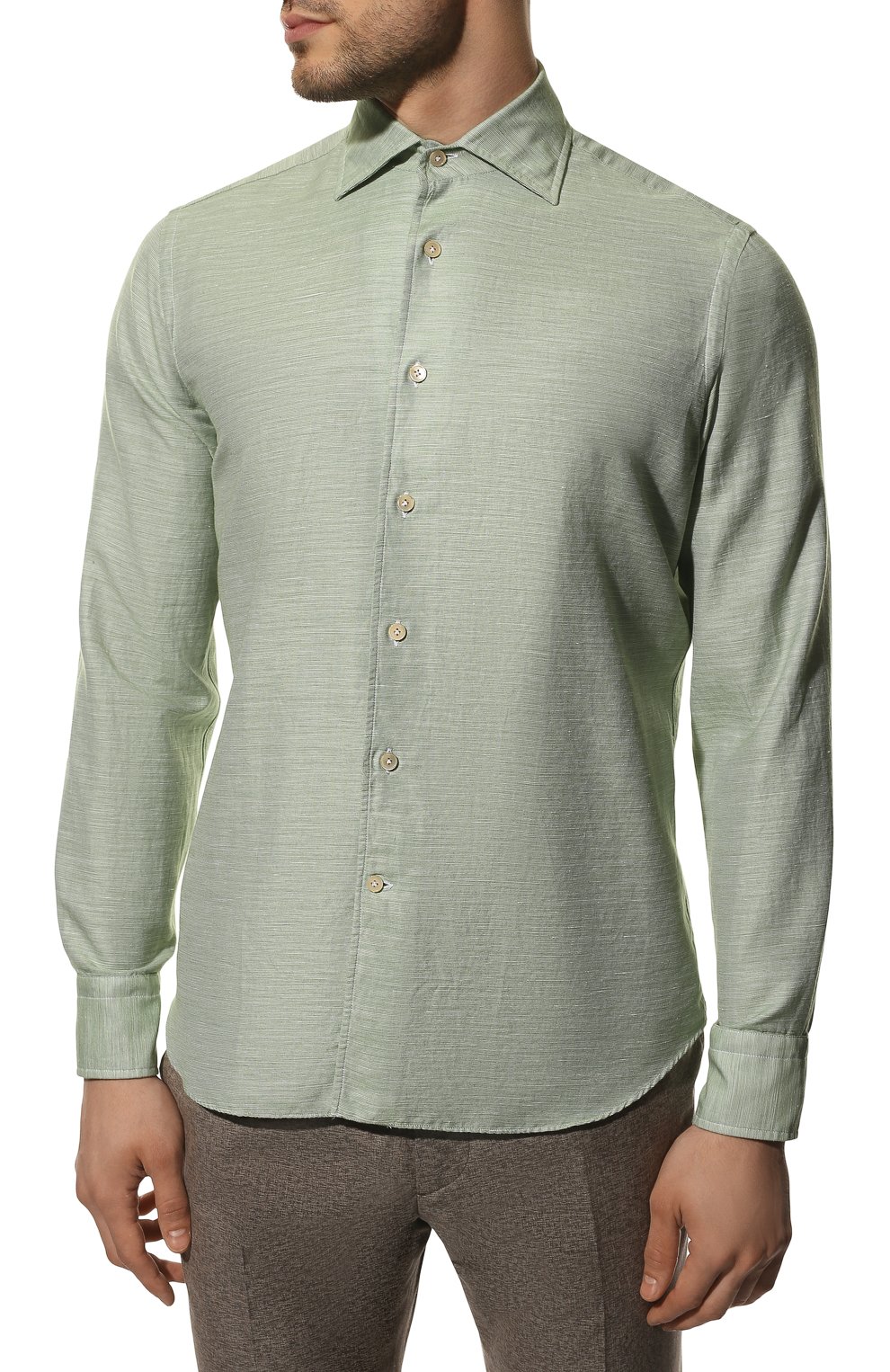 Хлопковая рубашка ALESSANDRO GHERARDI, арт. D0UBLEL/6897, фото 3