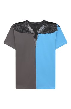 Детская хлопковая футболка MARCELO BURLON KIDS OF MILAN голубого цвета, арт. 21E/B/MB/1108/0010/8-14Y | Фото 2 (Материал внешний: Хлопок; Рукава: Короткие; Региональные ограни�чения белый список (Axapta Mercury): RU; Мальчики Кросс-КТ: Футболка-одежда; Материал сплава: Проставлено; Драгоценные камни: Проставлено; Ростовка одежда: 10 - 11 лет | 140 - 146см, 12 лет | 152 см, 13 - 15 лет | 158 см, 8 лет | 128 см)