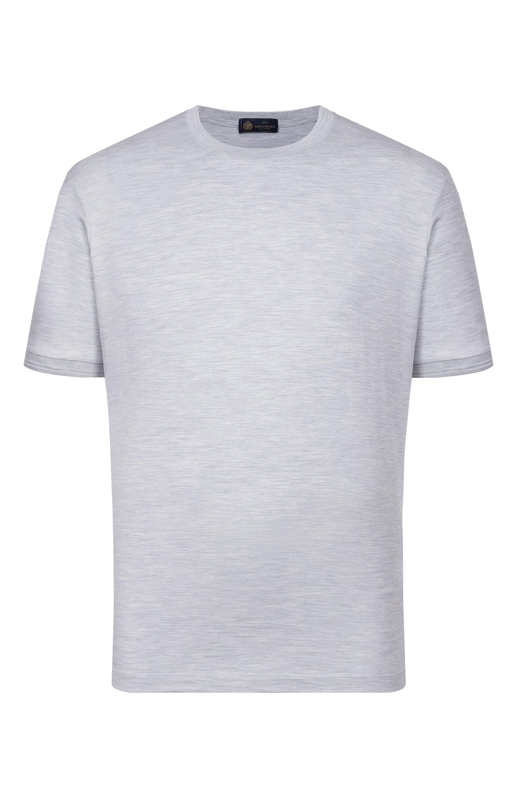 Футболка из шелка и хлопка PAUL&SHARK, арт. 25411008_001, фото 1