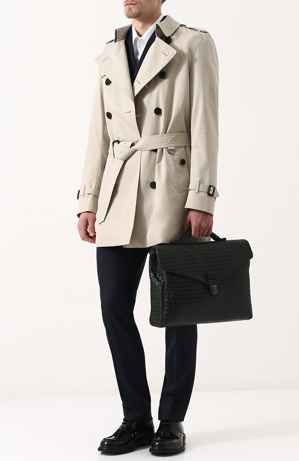 Кожаный портфель BOTTEGA VENETA, арт. 113095/V4651, фото 2