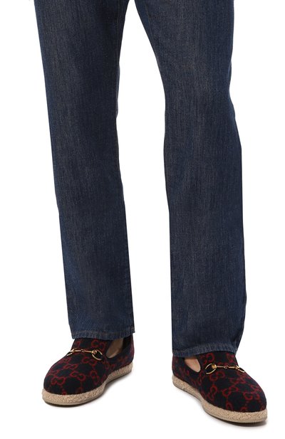 Текстильные лоферы GUCCI, арт. 574845 G3810, фото 3