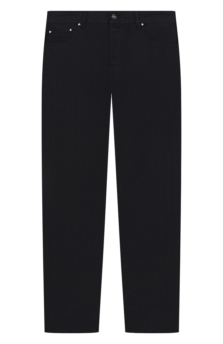 Брюки из хлопка и льна JACOB COHEN, арт. U Q I04 36 S 4002/Y99/0UTLET SS 2025, фото 1