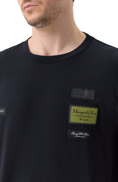 Хлопковый лонгслив MM6, арт. SH0NH0023/M20170, фото 5