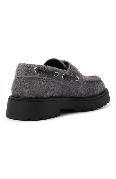 Замшевые лоферы MSGM KIDS серого цвета по цене 31500 руб., арт. 84016/VAR3, фото 3 Замшевые лоферы MSGM KIDS, арт. 84016/VAR3, фото 3