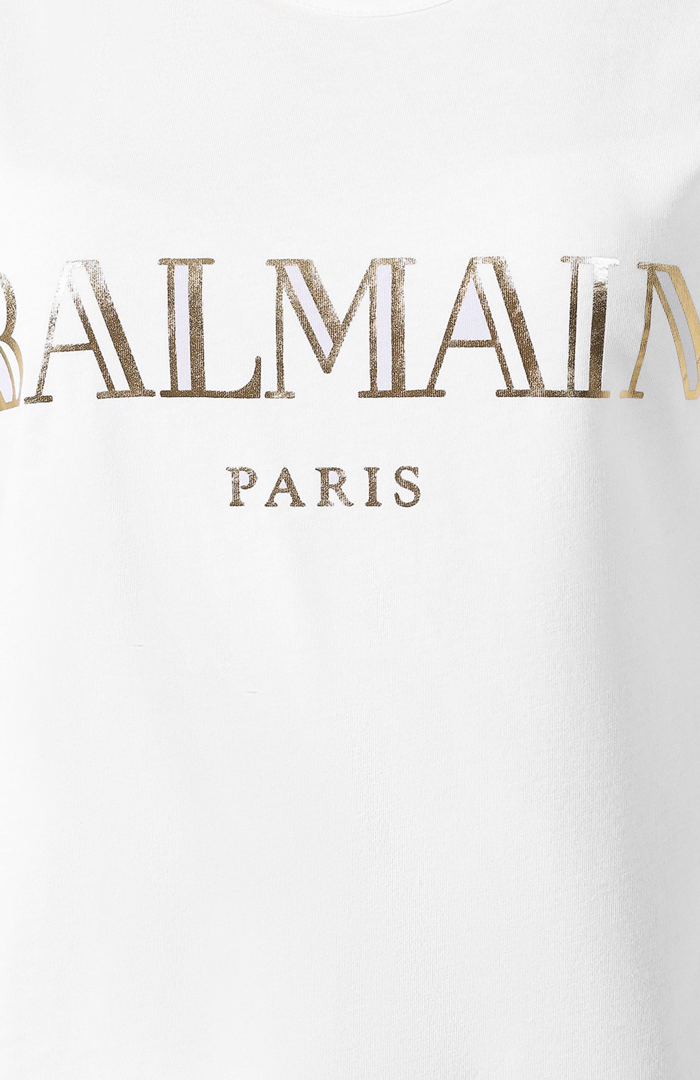 Хлопковый топ BALMAIN белого цвета по цене 29950 руб., арт. RF11075/I042, фото 5 Хлопковый топ BALMAIN, арт. RF11075/I042, фото 5