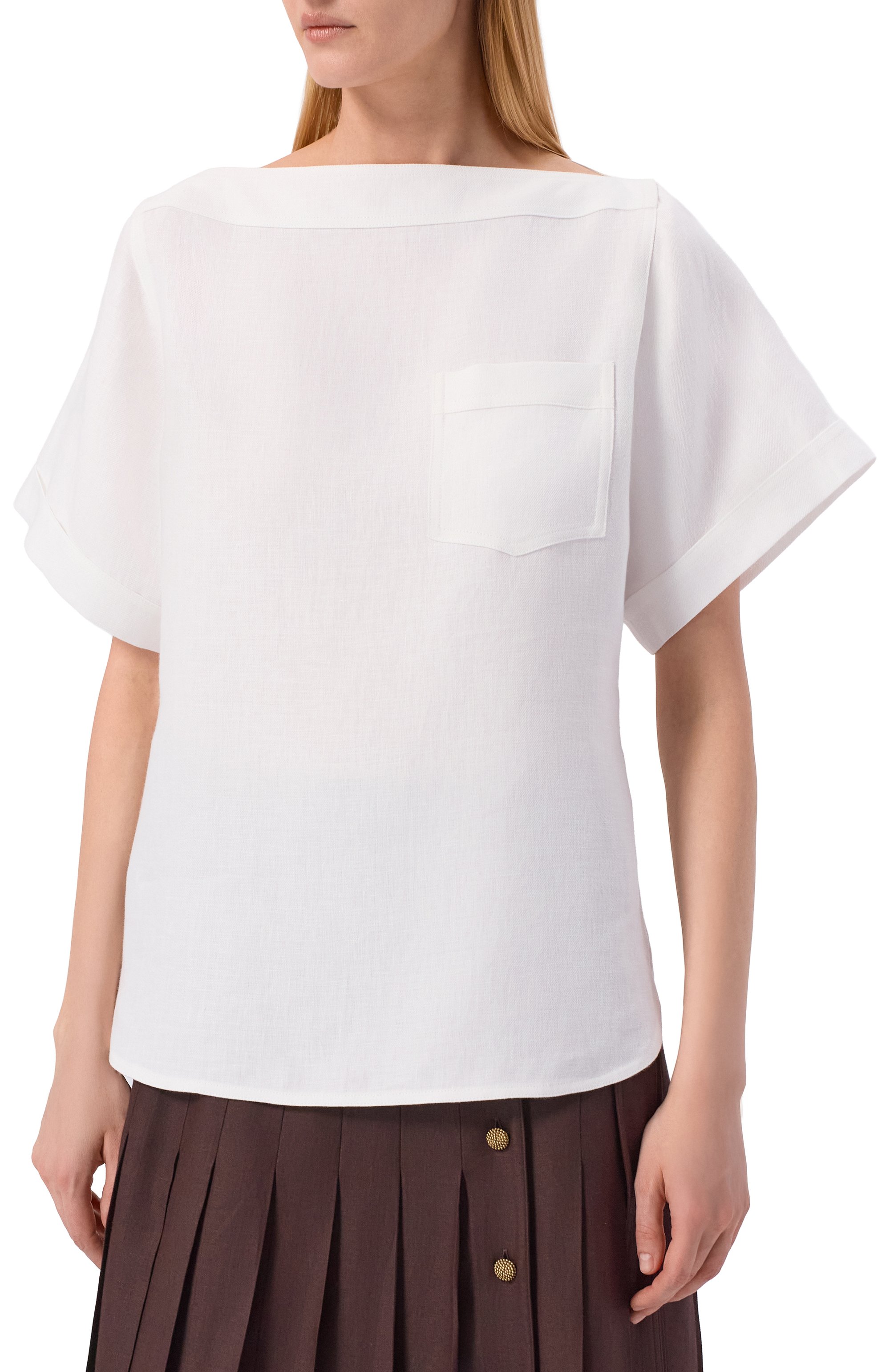 Льняной топ LORO PIANA, арт. FAP0323, фото 3