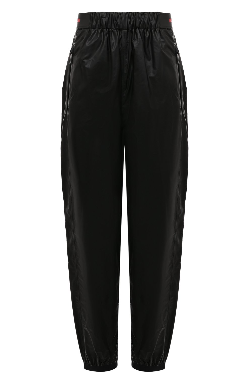 Джоггеры prada linea rossa PRADA черного цвета по цене 120000 руб., арт. 22T785-1T2Y-F0002-201, фото 1 Джоггеры prada linea rossa PRADA, арт. 22T785-1T2Y-F0002-201, фото 1