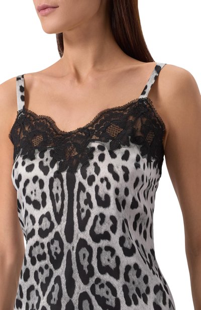 Топ из шелка и хлопка DOLCE & GABBANA, арт. 07A00T/0N021, фото 5