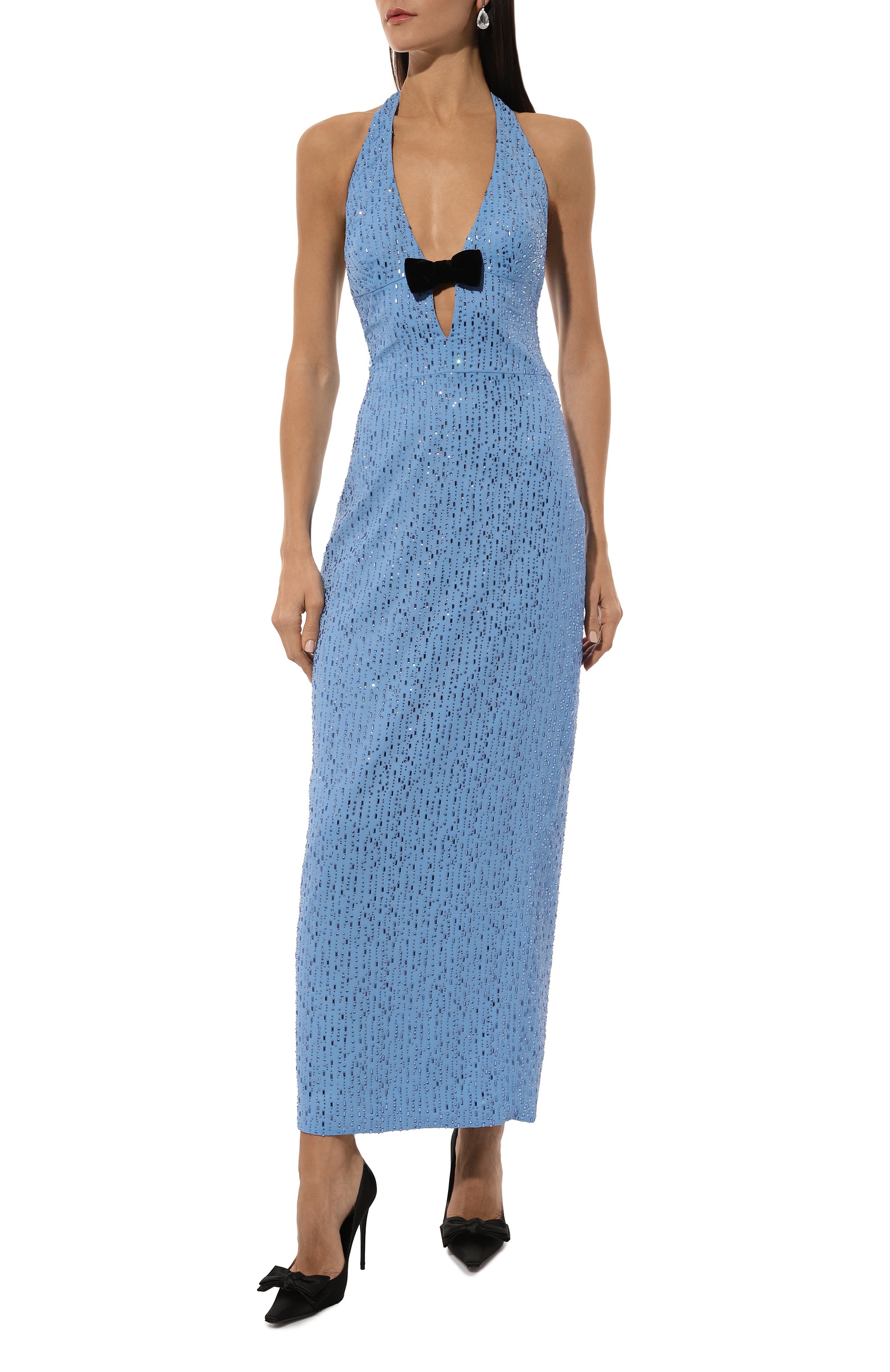 Платье с отделкой стразами RASARIO, арт. RS24F086DD007, фото 2