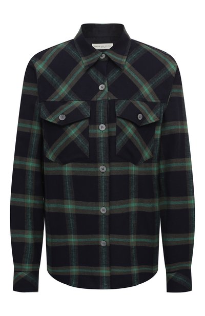 Женская хлопковая рубашка DRIES VAN NOTEN, арт. 202-10703-1211