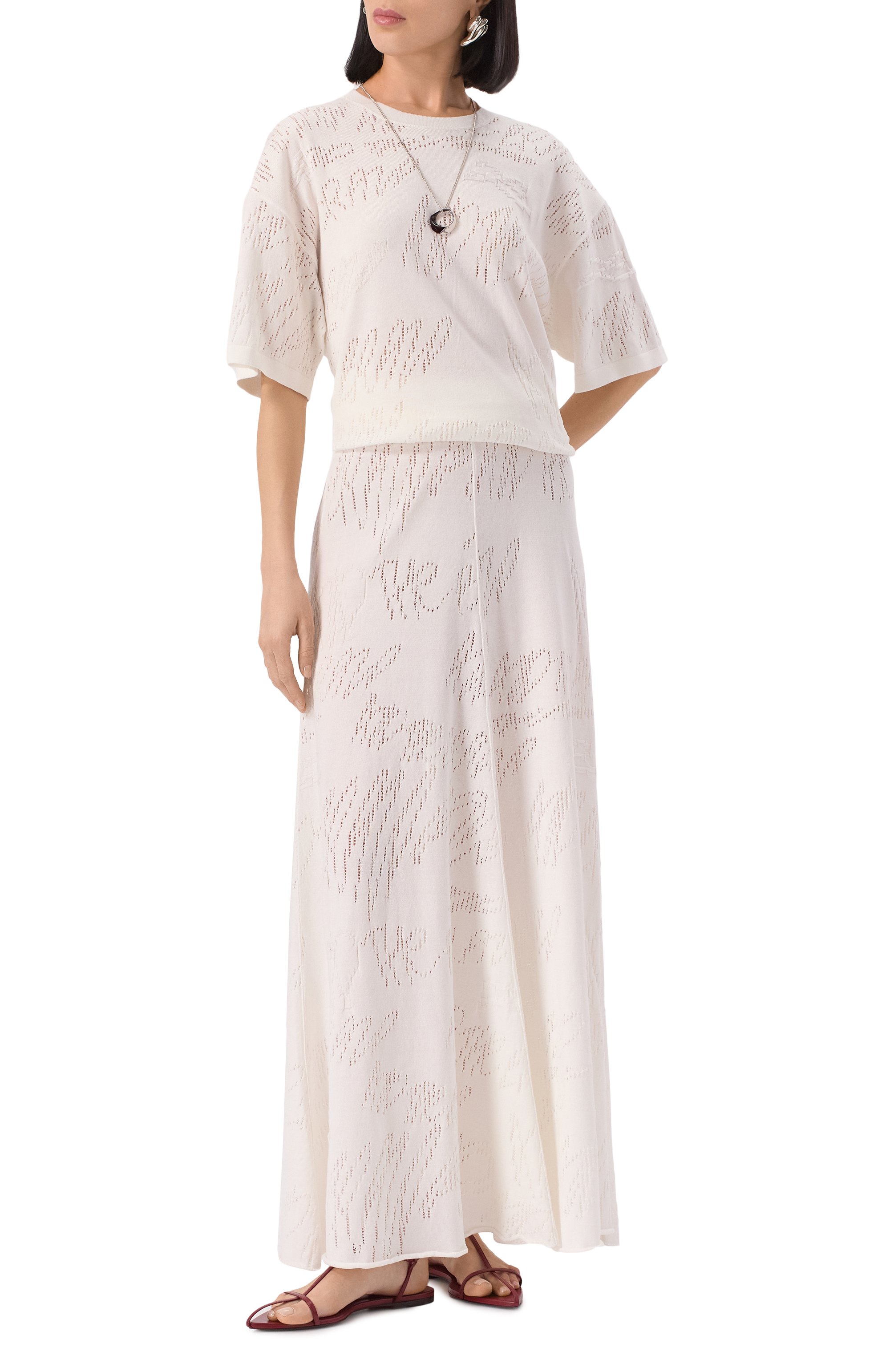 Хлопковая юбка AND THE BRAND, арт. S25-SK038-1204-101, фото 2