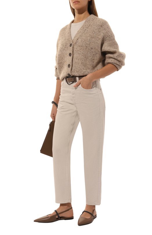 Джинсы Brunello Cucinelli MA176P5732 Кремовый  MA176P5732 Фото 2