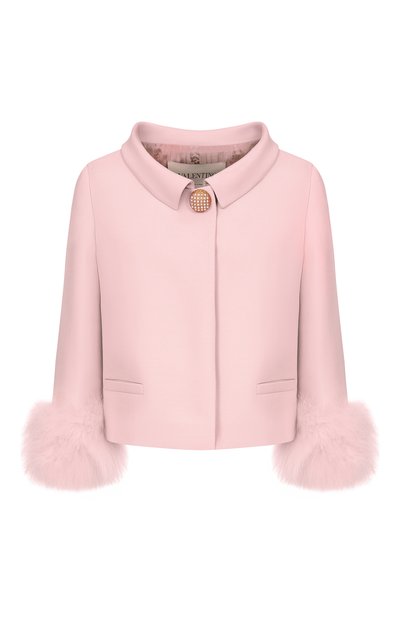 Женский жакет из шерсти и шелка VALENTINO, арт. 8B3CE5Y0/1CF