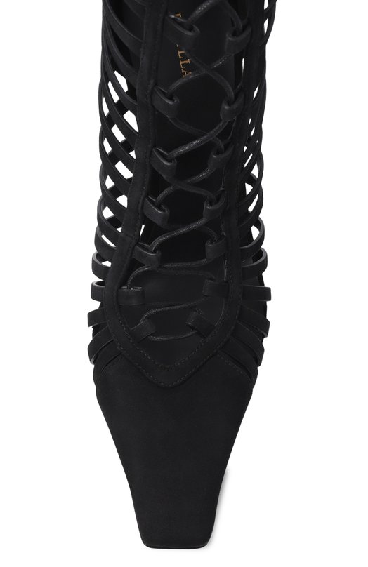 Замшевые ботильоны Cage 120 Le Silla 4320E100BXPPVEP Чёрный  4320E100BXPPVEP Фото 6