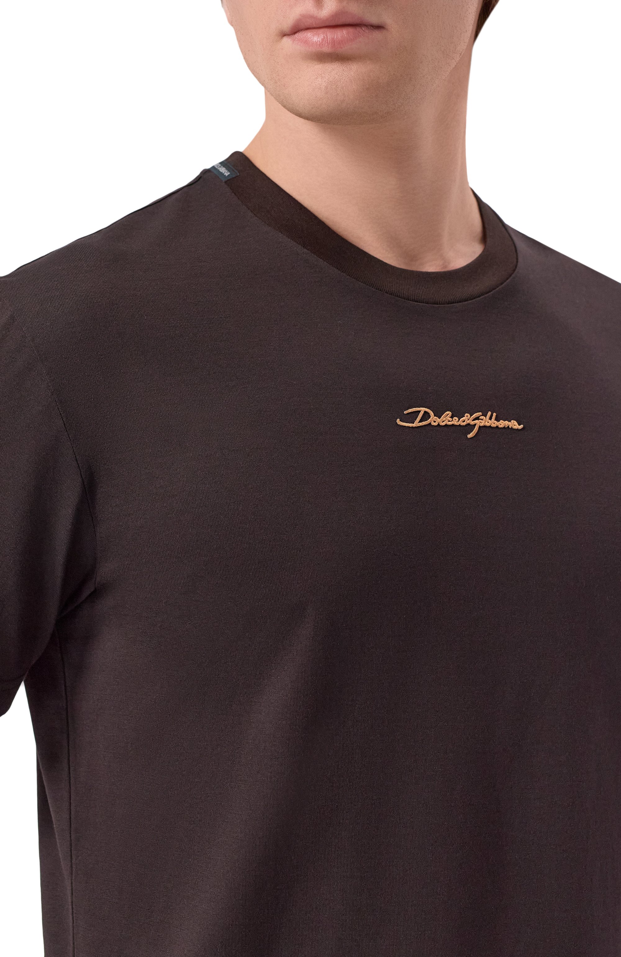 Хлопковая футболка DOLCE & GABBANA, арт. G8RN8Z/G7P0C, фото 5