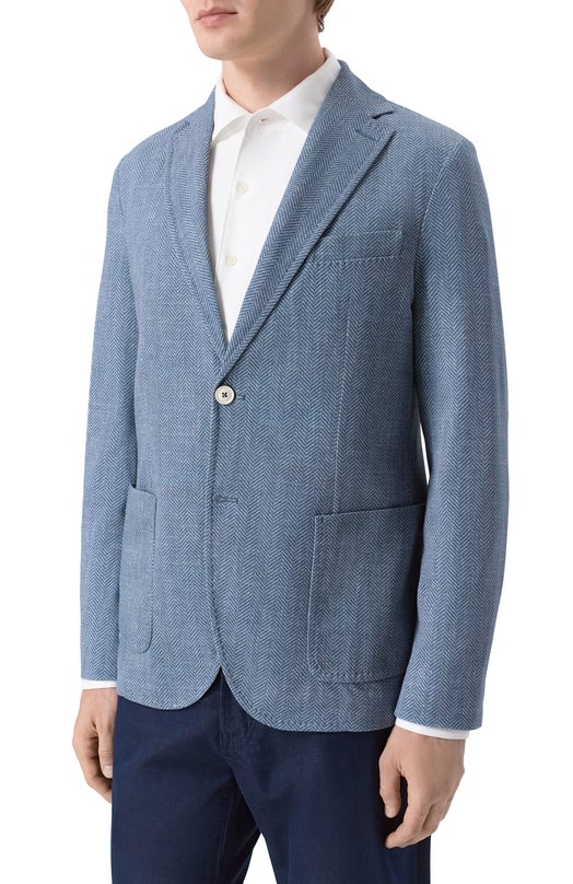 Хлопковый пиджак Circolo 1901 CN5245 Синий  CN5245 Фото 3