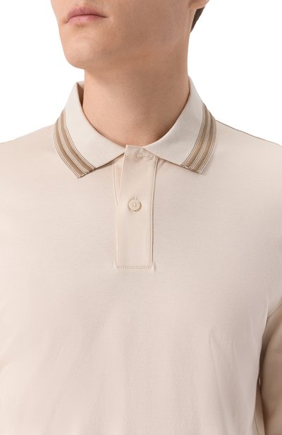 Хлопковое поло BOSS, арт. 50554530, фото 5