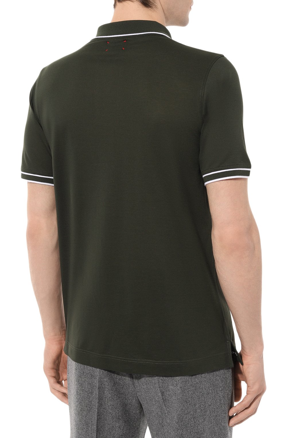 Хлопковое поло KITON, арт. UK1267, фото 4