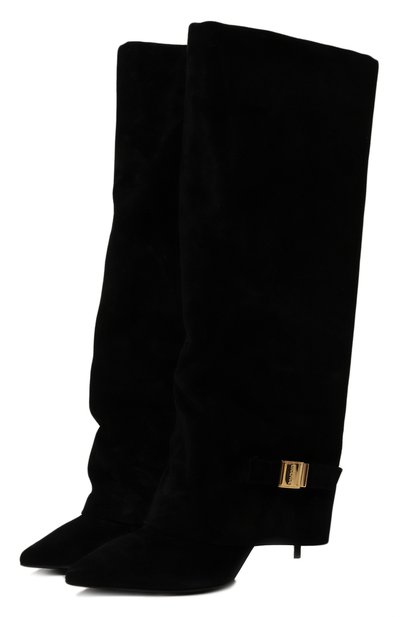 Женские замшевые сапоги uma 75 BALMAIN, арт. DN0TA037/LCTA