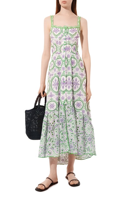 Хлопковое платье Charo Ruiz Ibiza 233620 Разноцветный  233620 Фото 2