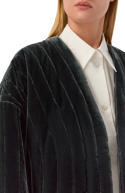 Утепленная бархатная куртка GIORGIO ARMANI, арт. GW004015/TE10831, фото 5