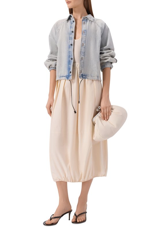 Клатч Cubico Pasticcino medium Weekend Max Mara CUBIC0 Кремовый  CUBIC0 Фото 3