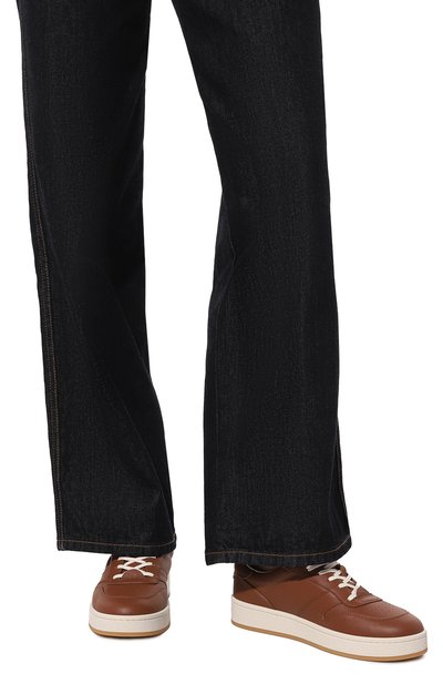 Кожаные кеды slam GIANVITO ROSSI, арт. G25480.W1WMI.FXSHAVA, фото 3