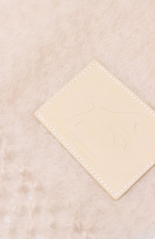 Шерстяной шарф Jil Sander J53TE0005/J40041 Кремовый  J53TE0005/J40041 Фото 3