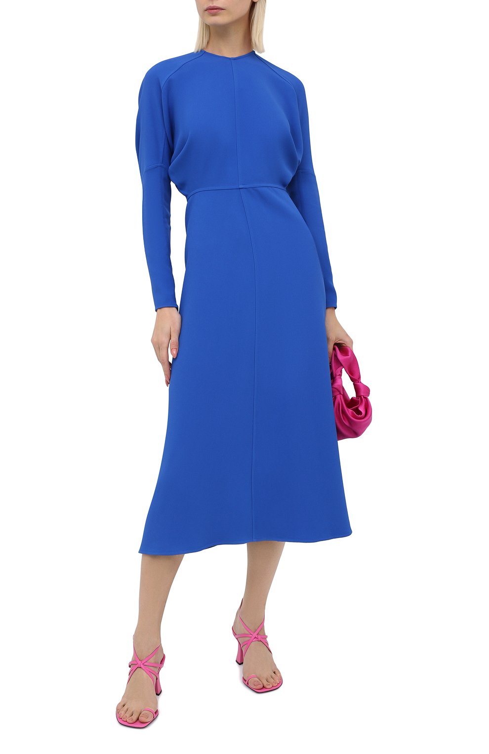 Платье VICTORIA BECKHAM синего цвета по цене 120500 руб., арт. 1320WDR001717A, фото 2 Платье VICTORIA BECKHAM, арт. 1320WDR001717A, фото 2