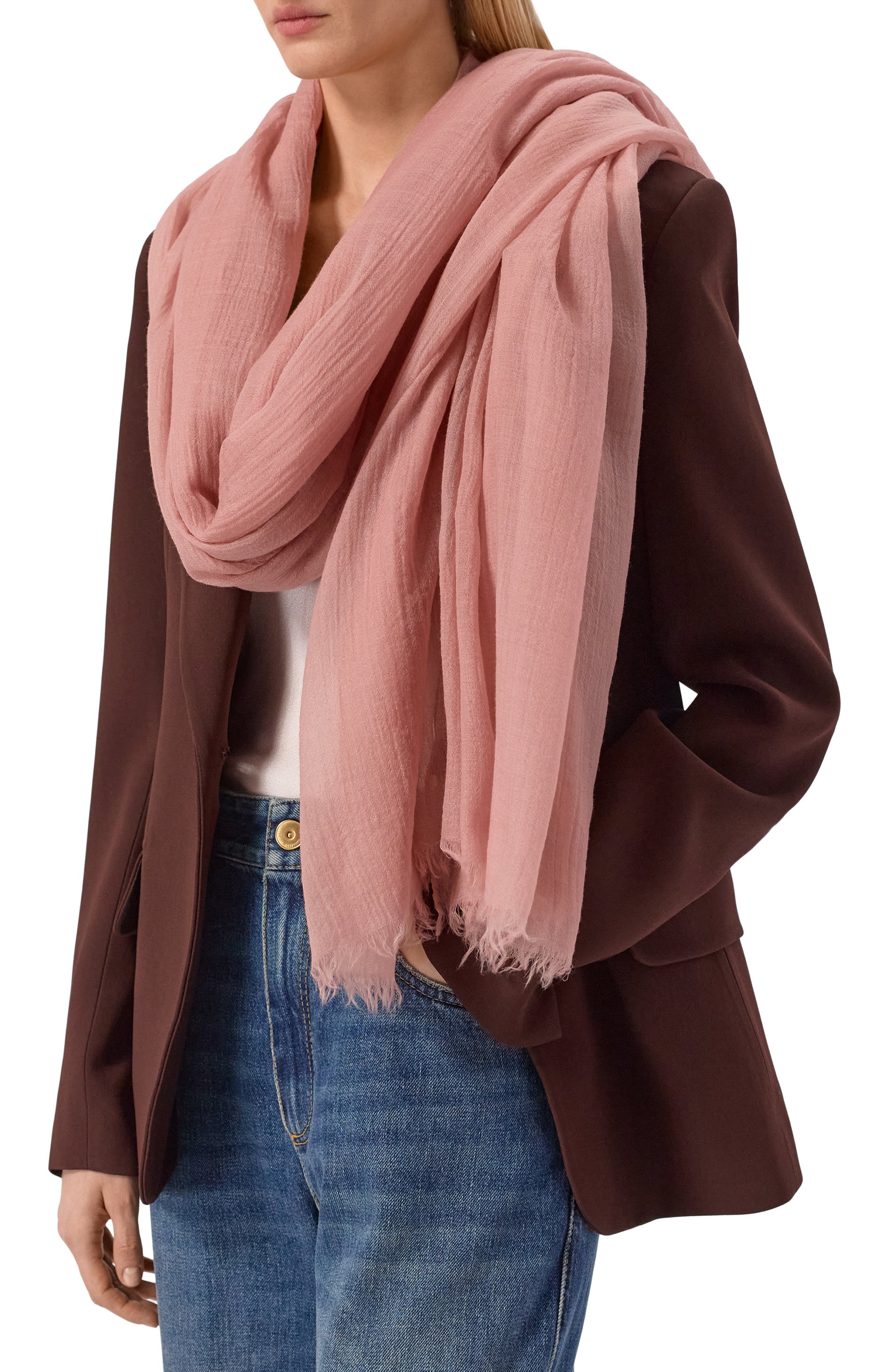 Палантин из кашемира и шелка COLOMBO, арт. S8/140X200/2500-U, фото 2