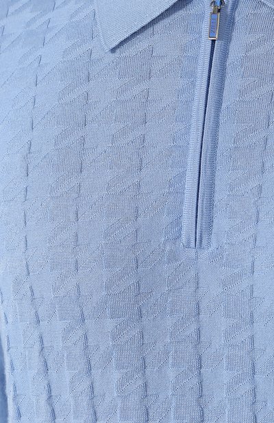 Поло из кашемира и шелка ZILLI, арт. MBQ-PZ032-PIED2/ML03, фото 5